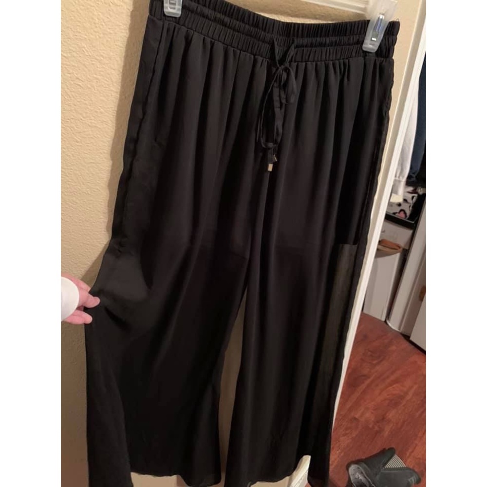 Sheer Black Pants
